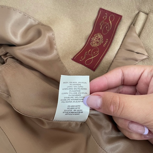 SOLD Aritzia Long Cocoon Coat - Picture 7 of 8